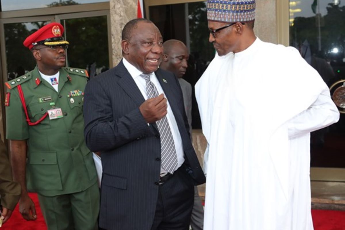 Ramaphosa meets Buhari over rising tension | The Citizen