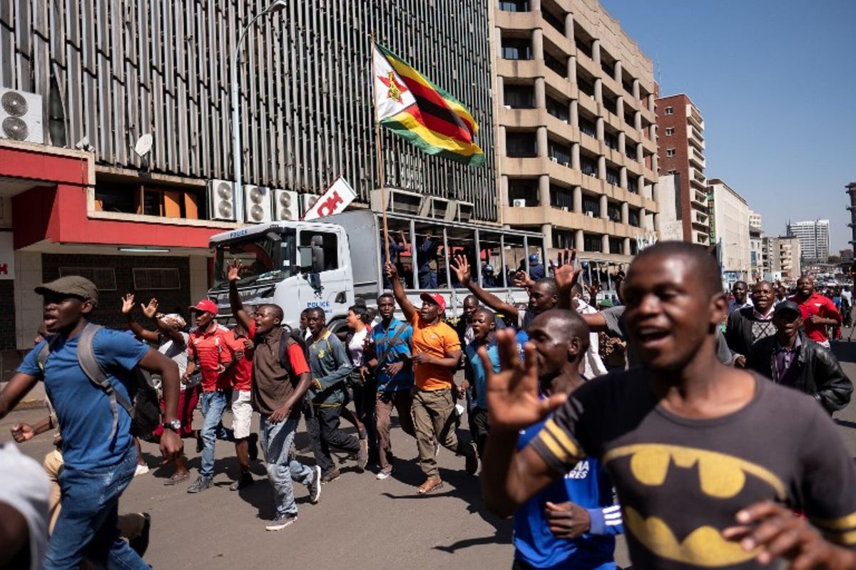 Opposition protests as ZANU-PF wins Zimbabwe parliament | The Citizen