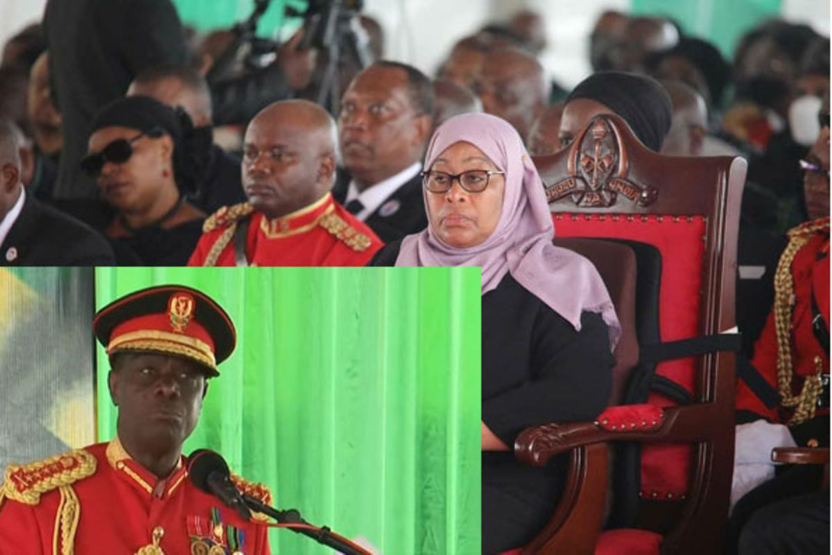 ‘I have a secret to tell you madam President’, says CDF General Mabeyo ...