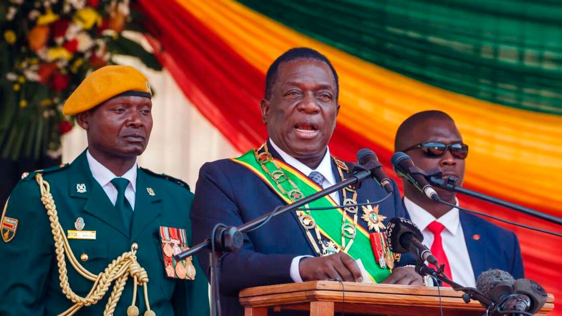 Zimbabwe's President Emmerson Mnangagwa