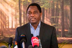 Hakainde Hichilema. 