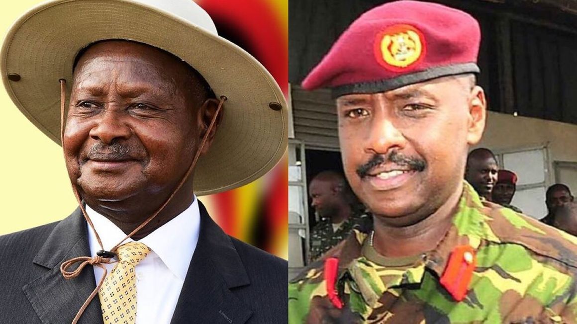 Museveni and Muhoozi pic