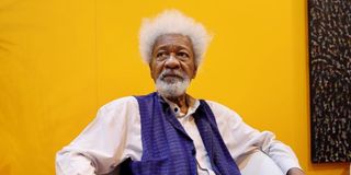 Nigerian writer Wole Soyinka