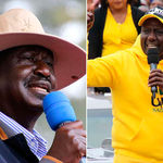 Presidential candidates Raila Odinga and William Ruto