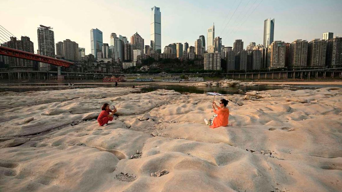 A section of Jialing River in China.