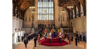 Coffin of Queen Elizabeth II 