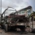 destroyed vehicle car bomb somalia
