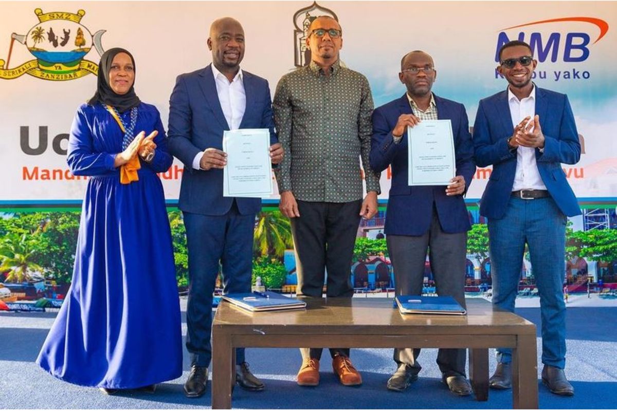 Zanzibar NMB sign Forodhani Park agreement