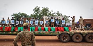 Burkina Faso soldiers