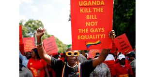 Ugandan LGBTQ activist Papa De raises