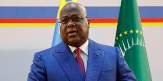 Democratic Republic of Congo's President Felix Tshisekedi