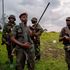 M23 rebels in Kibumba, eastern DR Congo