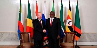 Putin and Ramaphosa