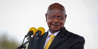 Ugandan President Yoweri Museveni.