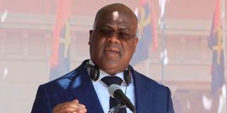 DR Congo President Félix Tshisekedi.