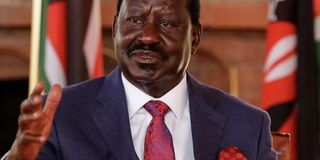 Raila Odinga.