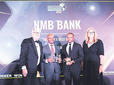 NMB bags five awards from Euromoney