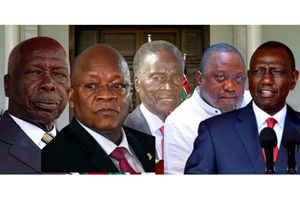 Daniel Moi, John Magufuli, Nicholas Biwott, 