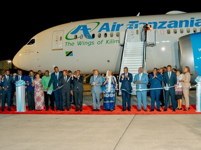 Tanzania’s new Boeing 787 Dreamliner arrives in Zanzibar after weather delay