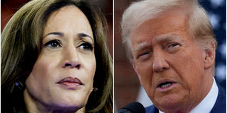 Kamala Harris and Donald Trump