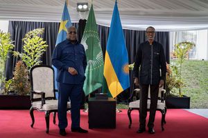 Paul Kagame and Felix Tshisekedi 