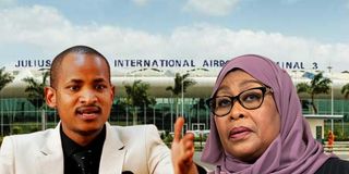 Babu Owino Tanzanian President Samia Suluhu