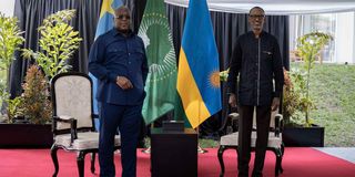 Paul Kagame and Felix Tshisekedi